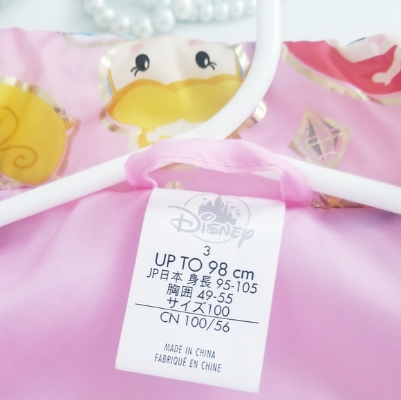 DISNEY Princess Characters Print Pink Puffer Jacket - Picture 11 of 14